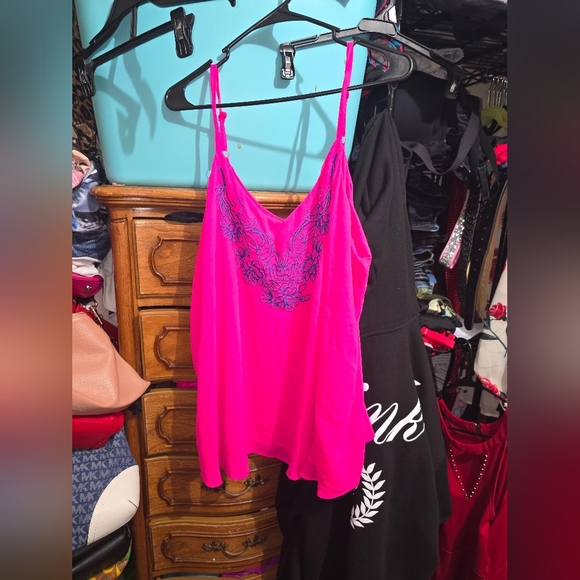 NWOT Torrid 3x Sophie Chiffon Embroidered Swing Cami - Picture 3 of 5